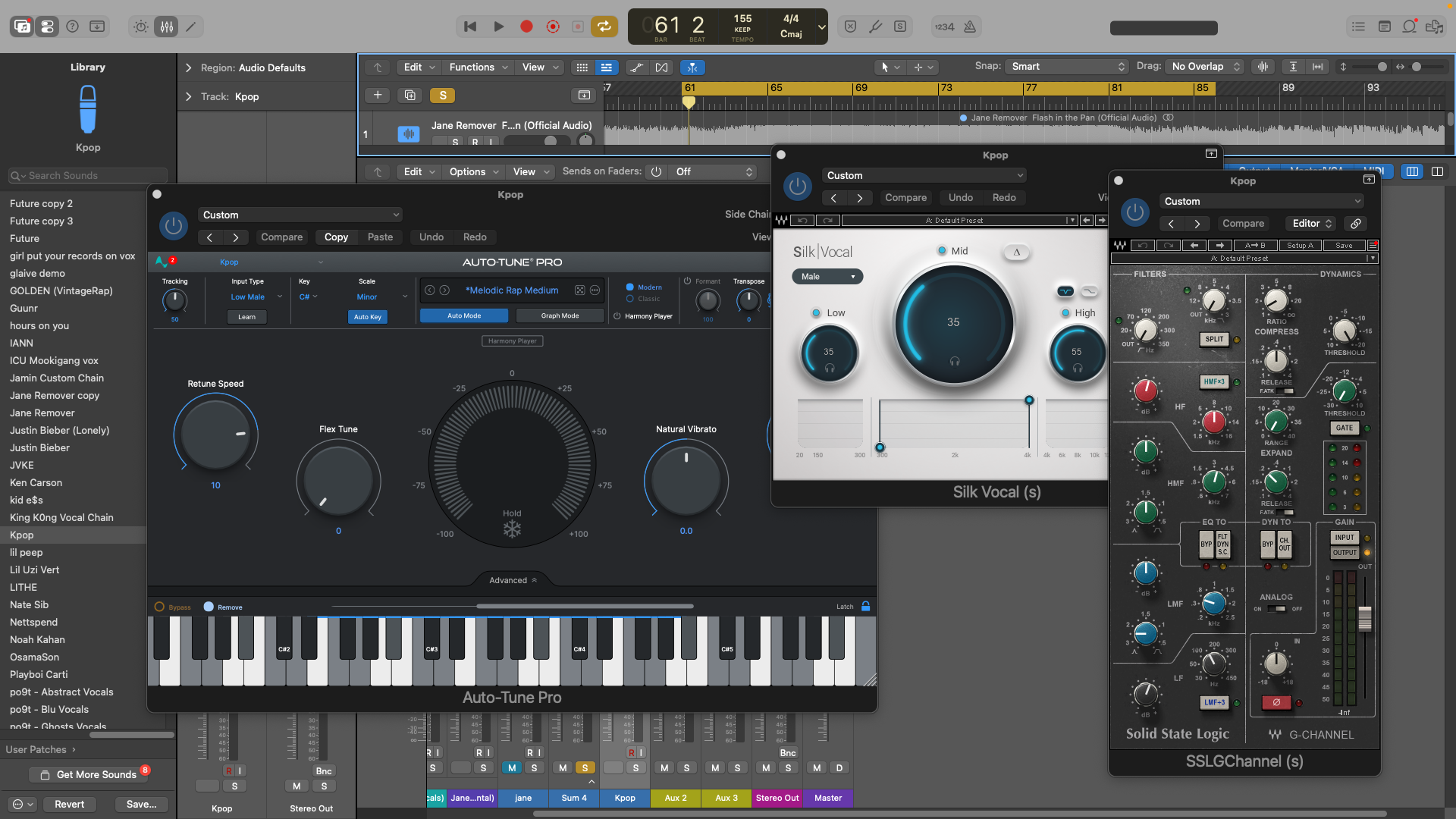 Custom vocal preset service preview